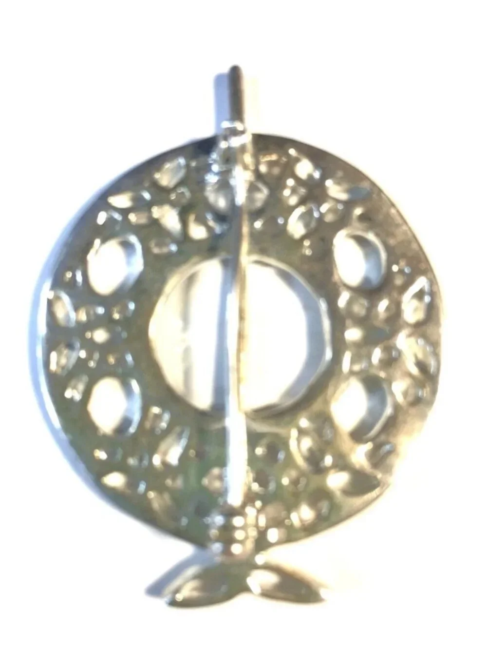 Celtic Trinity Tara Knot Irish Scottish Silver Brooch Ladies Pin